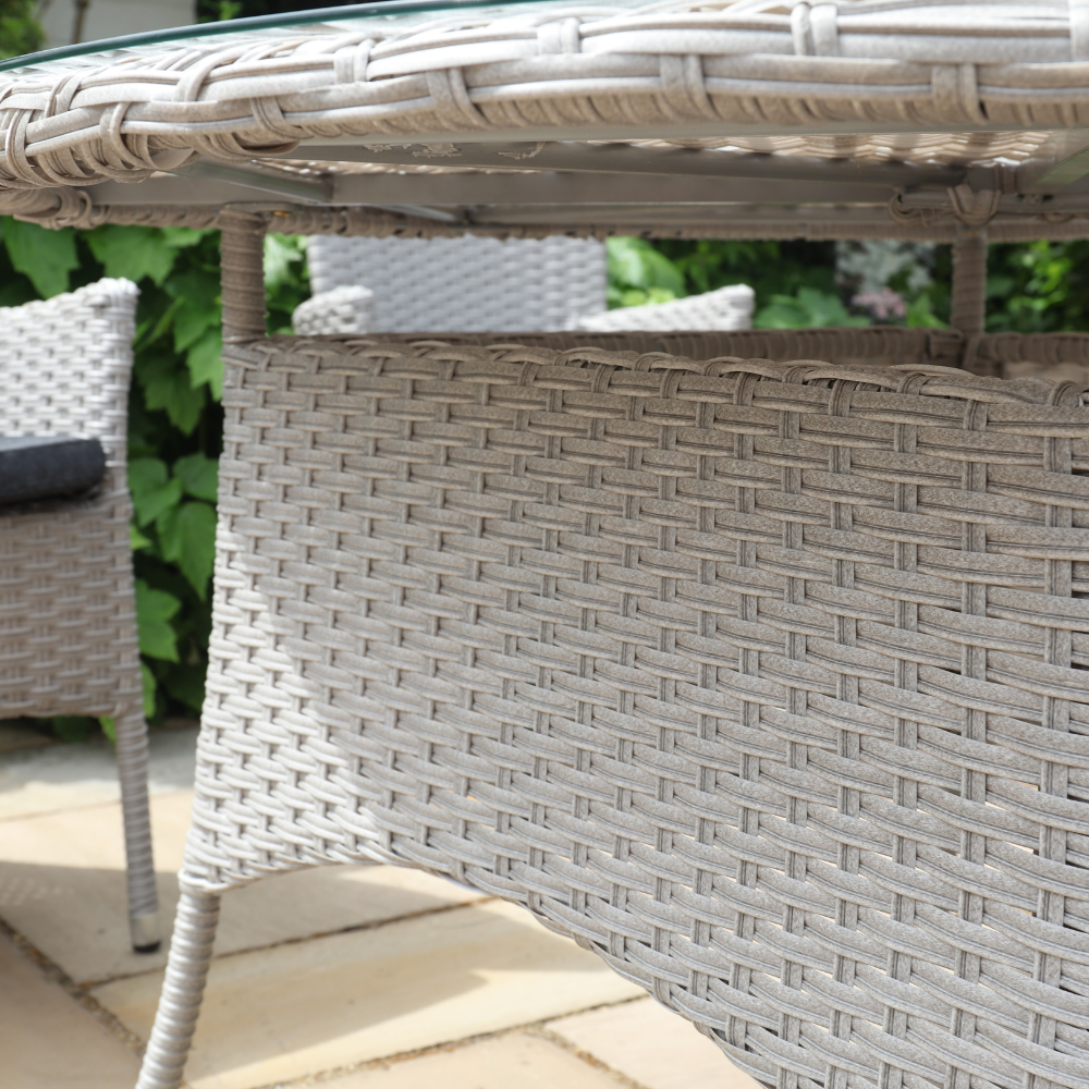 Venice - 6 Seater Round Set (Grey) - Image 3