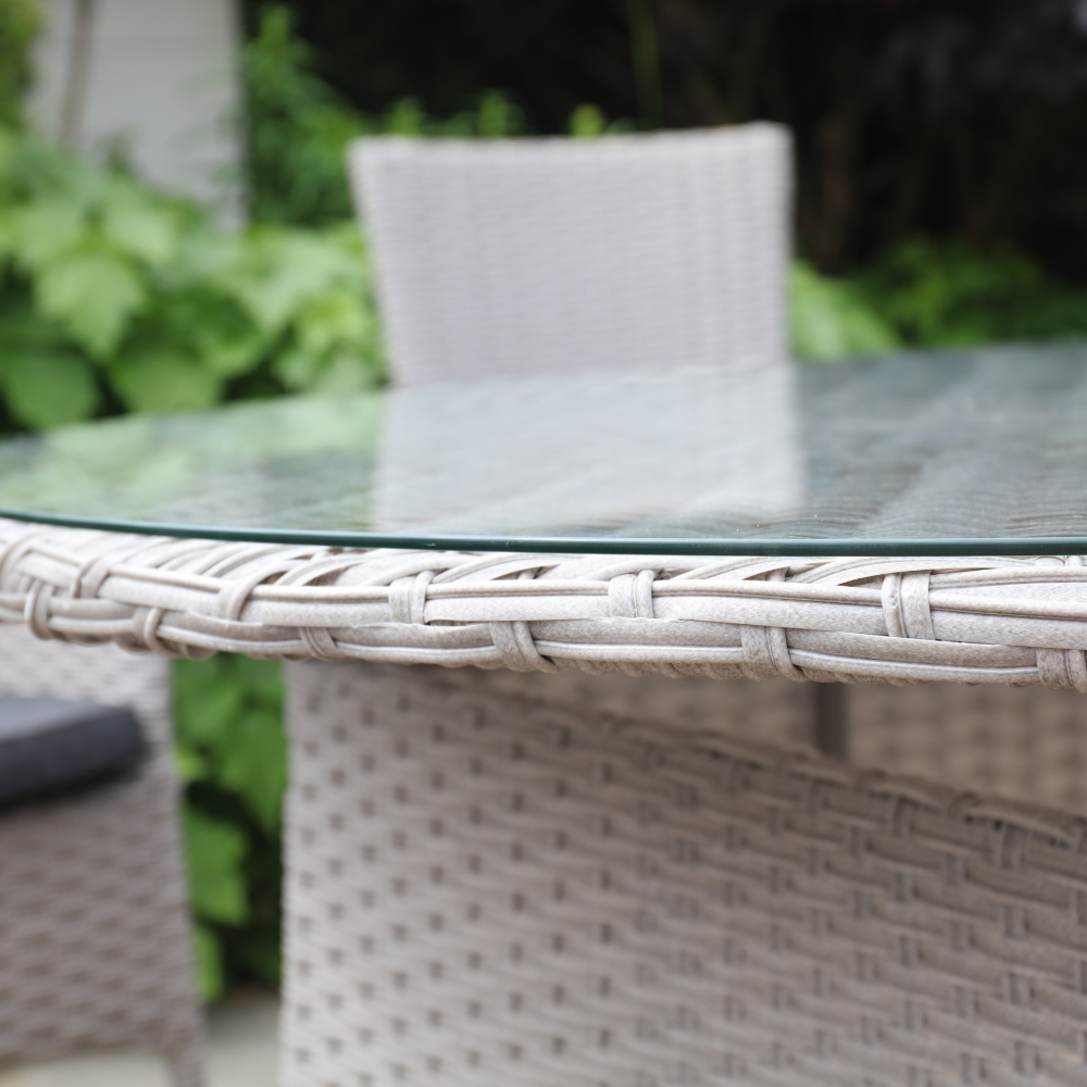 Venice - 6 Seater Round Set (Grey) - Image 4