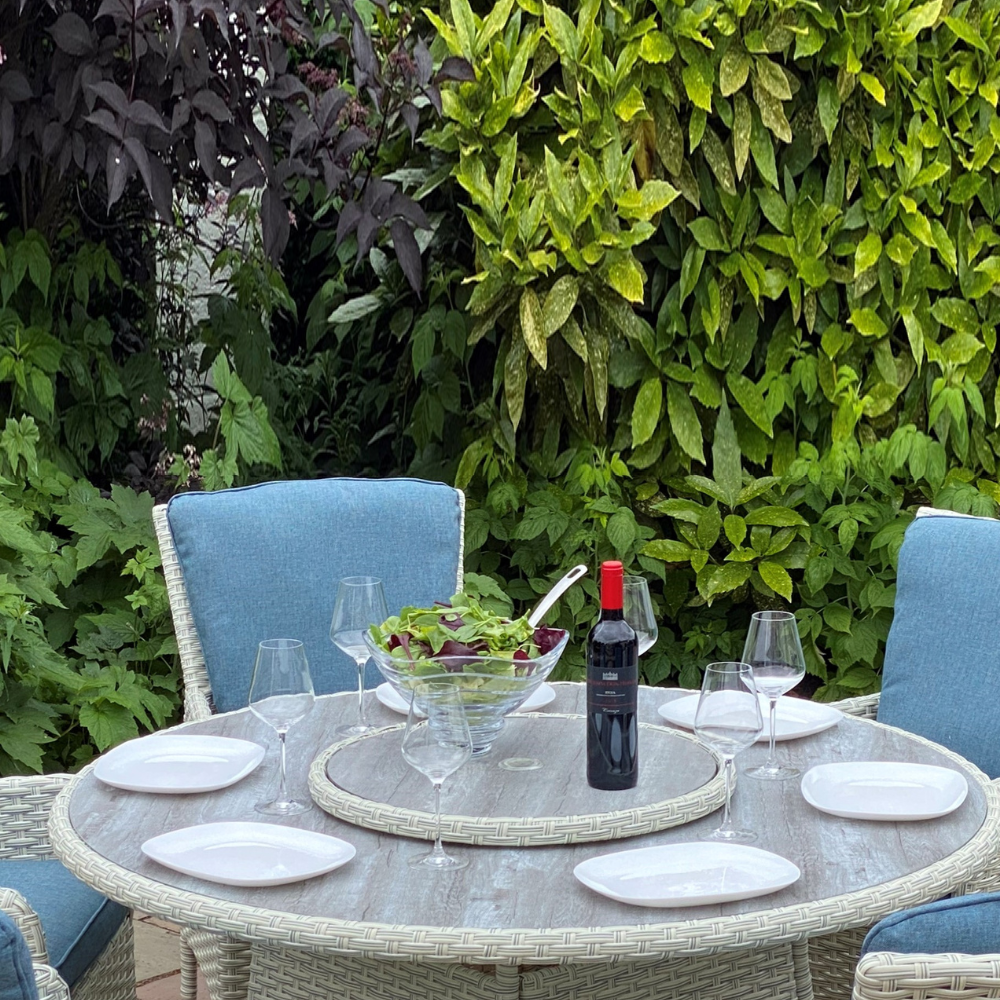 Lisbon - 6 Seater Round Set (Cream) - Image 4