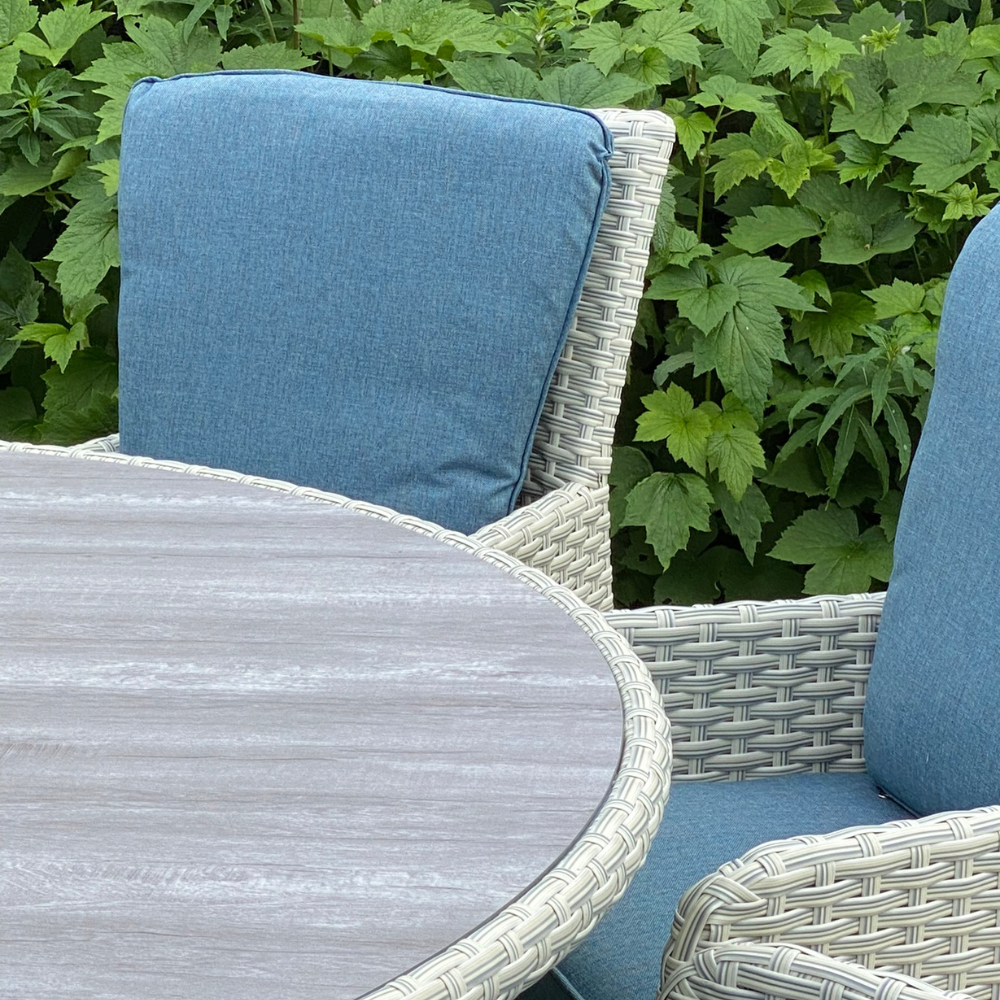 Lisbon - 8 Seater Round Set (Cream) - Image 3