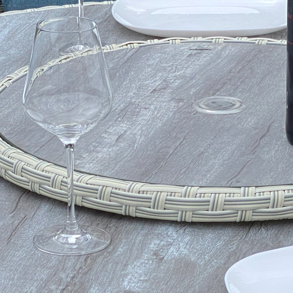 Lisbon - 8 Seater Round Set (Cream) - Image 5