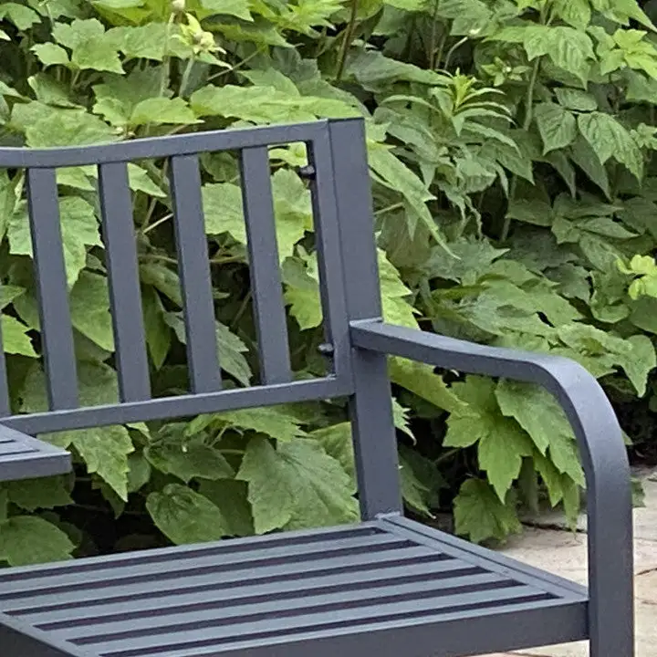 Marseille - Tete-a-tete Bench (Black) - Image 3