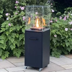 Muztag - Copenhagen Fire Column, 42x42x100cm (Black)