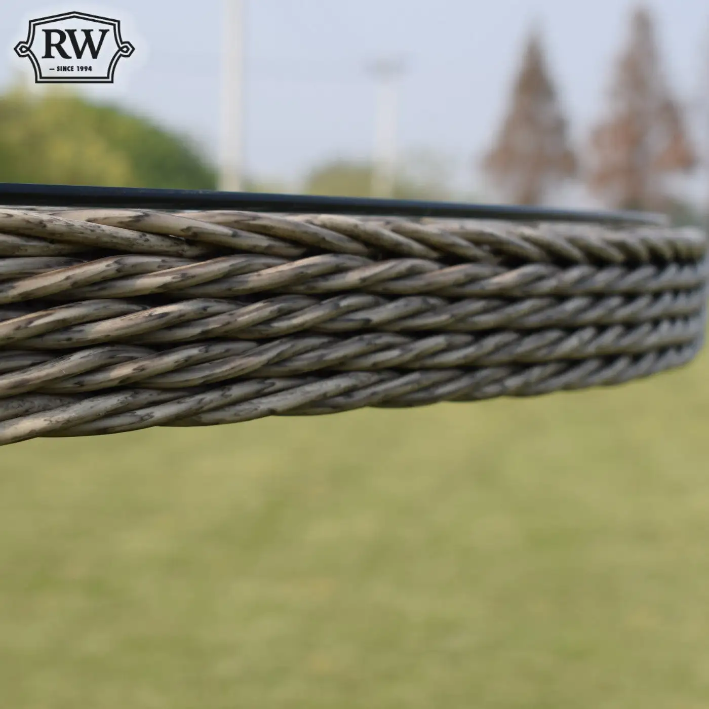 Hampton - 8 Seat Set With 165cm Round Table (Sand Colour Cushions) - Image 9