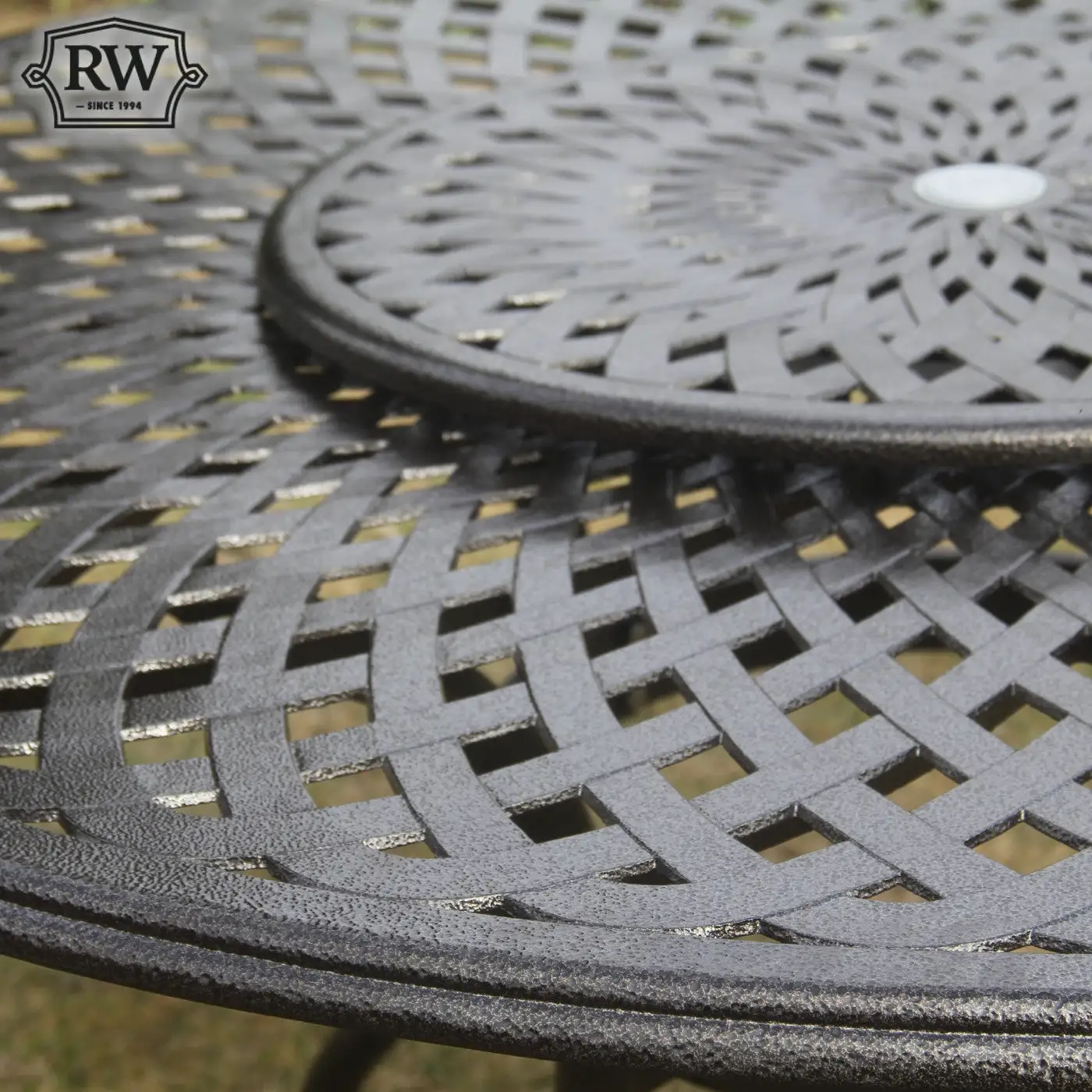 Fitzhenry - 6 Seat Set With 150cm Round Table & 'Lazy Susan' (Bronze) - Image 4