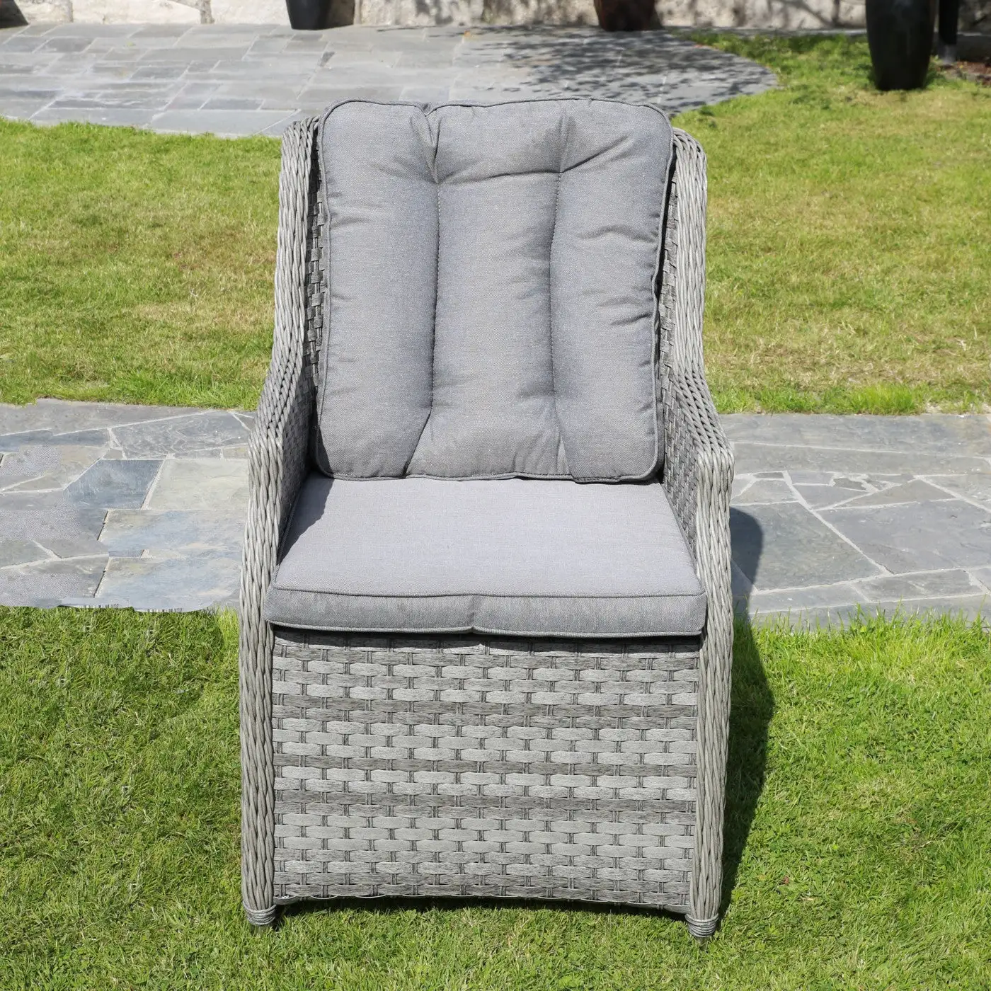 Bali - Armchair & Cushions (Grey)