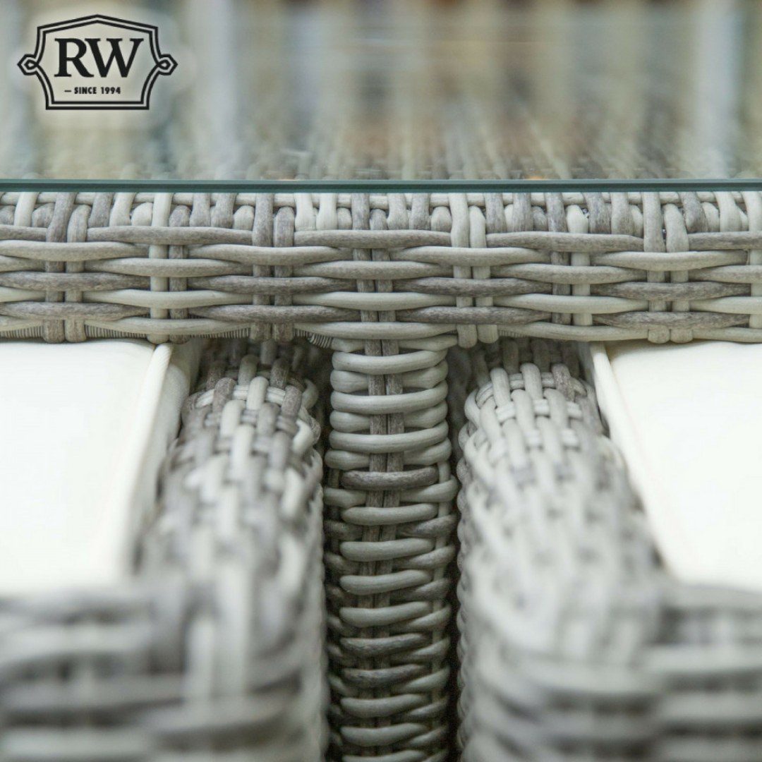 Oxford - 4 Seater Cube Set With Square Table (Light Grey) - Image 10