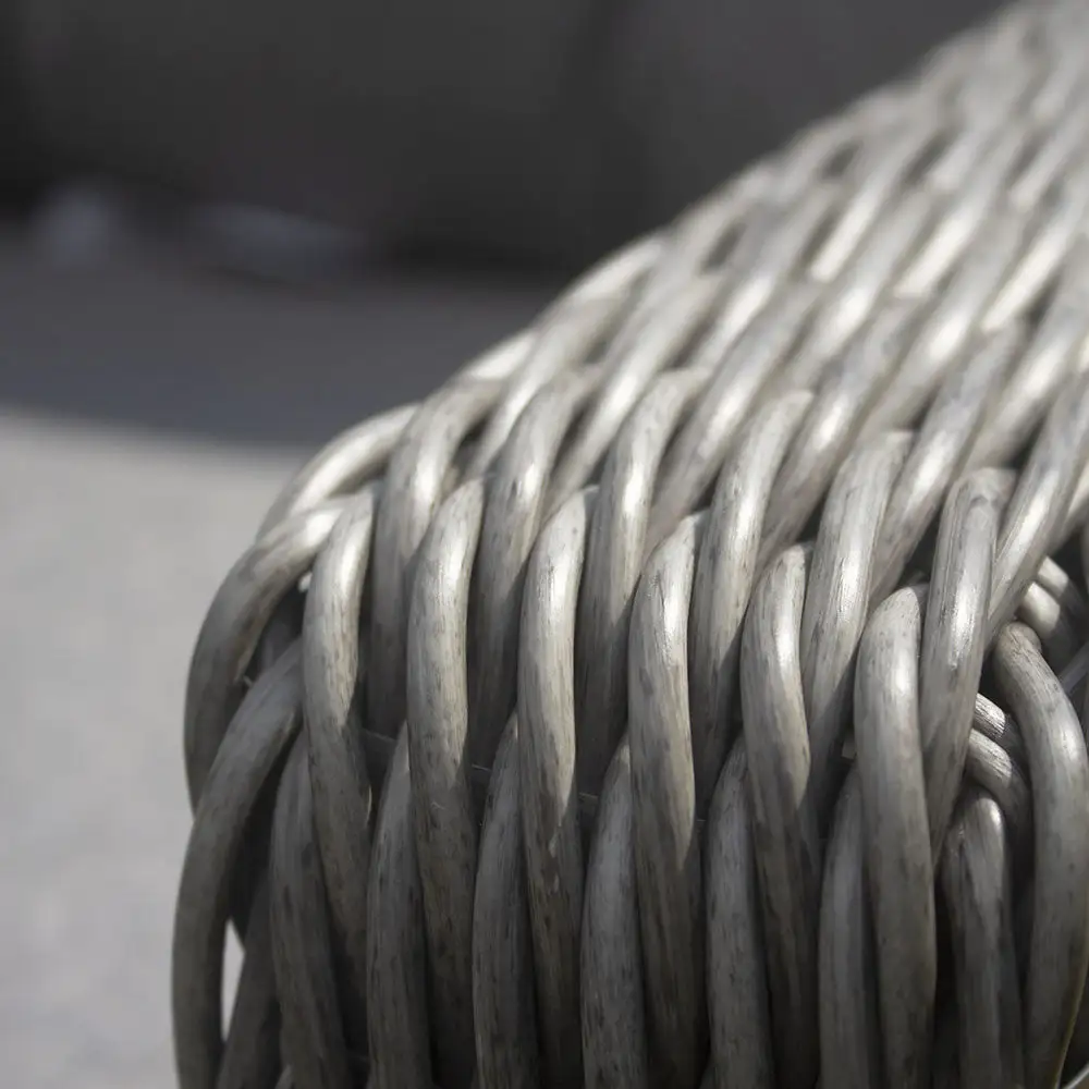 Bali - Corner Sofa Set With Rectangular Table (Grey) - Image 3