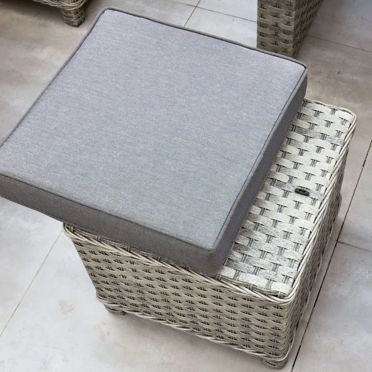 Bali - Corner Sofa Set With Rectangular Table (Grey) - Image 12