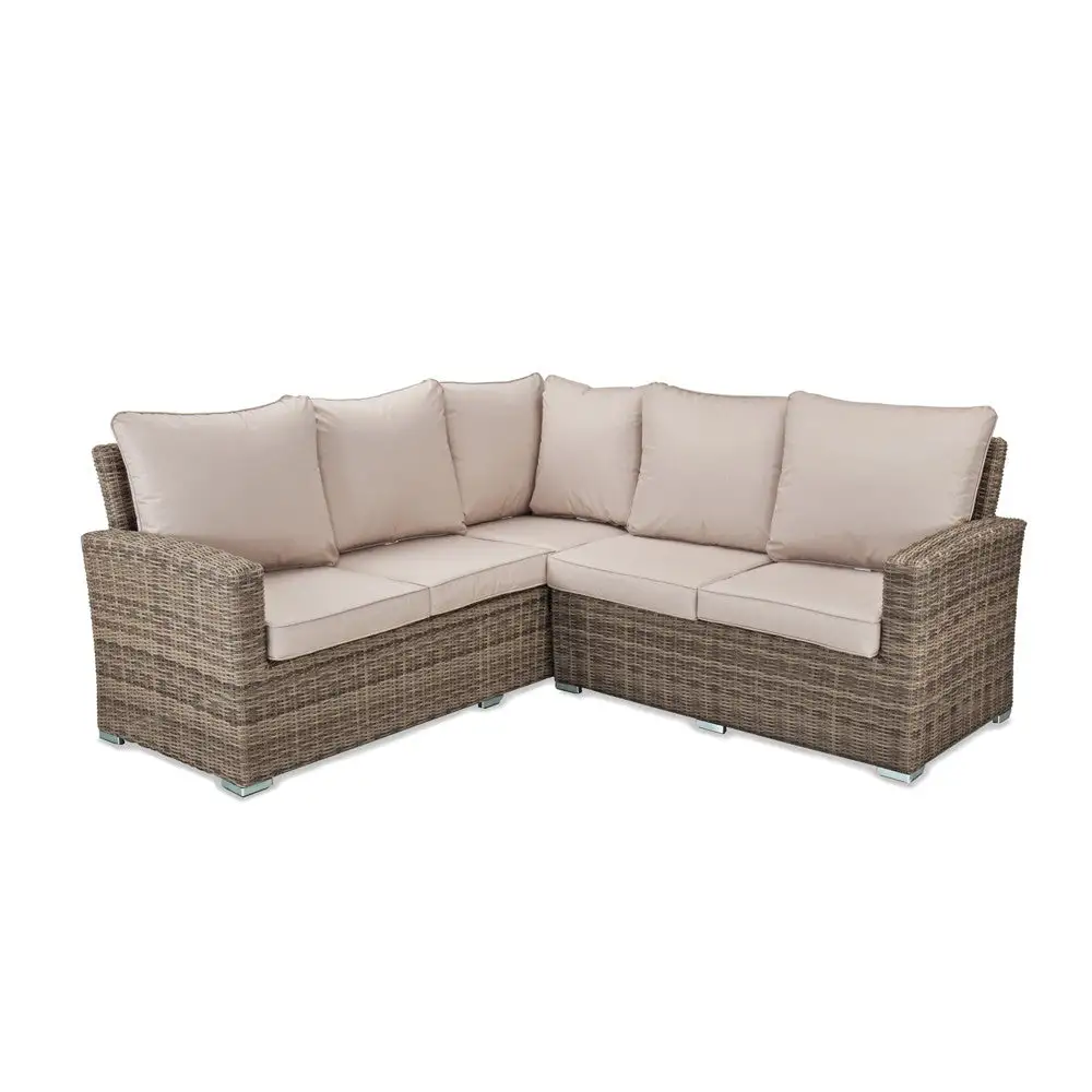 RW - Corner Sofa Set With Square Table (Natural) - Image 3