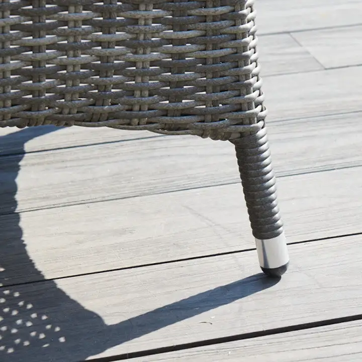 Oxford - 4 Seat Set With 120cm Round Table (Dark Grey) - Image 7