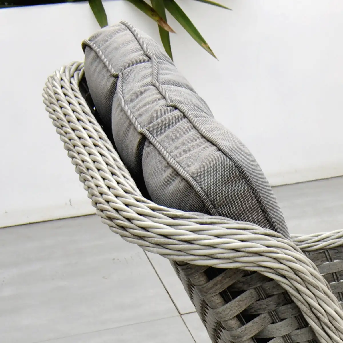 Bali - 6 Seat Set With 135cm Round Table (Grey) - Image 6