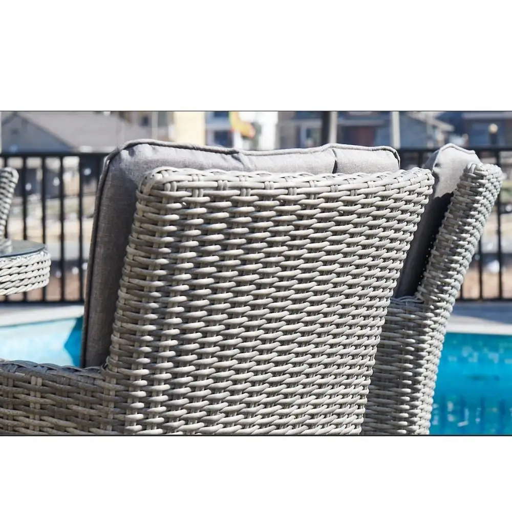 Oxford - 6 Seat Set With 135cm Round Table (Dark Grey) - Image 5