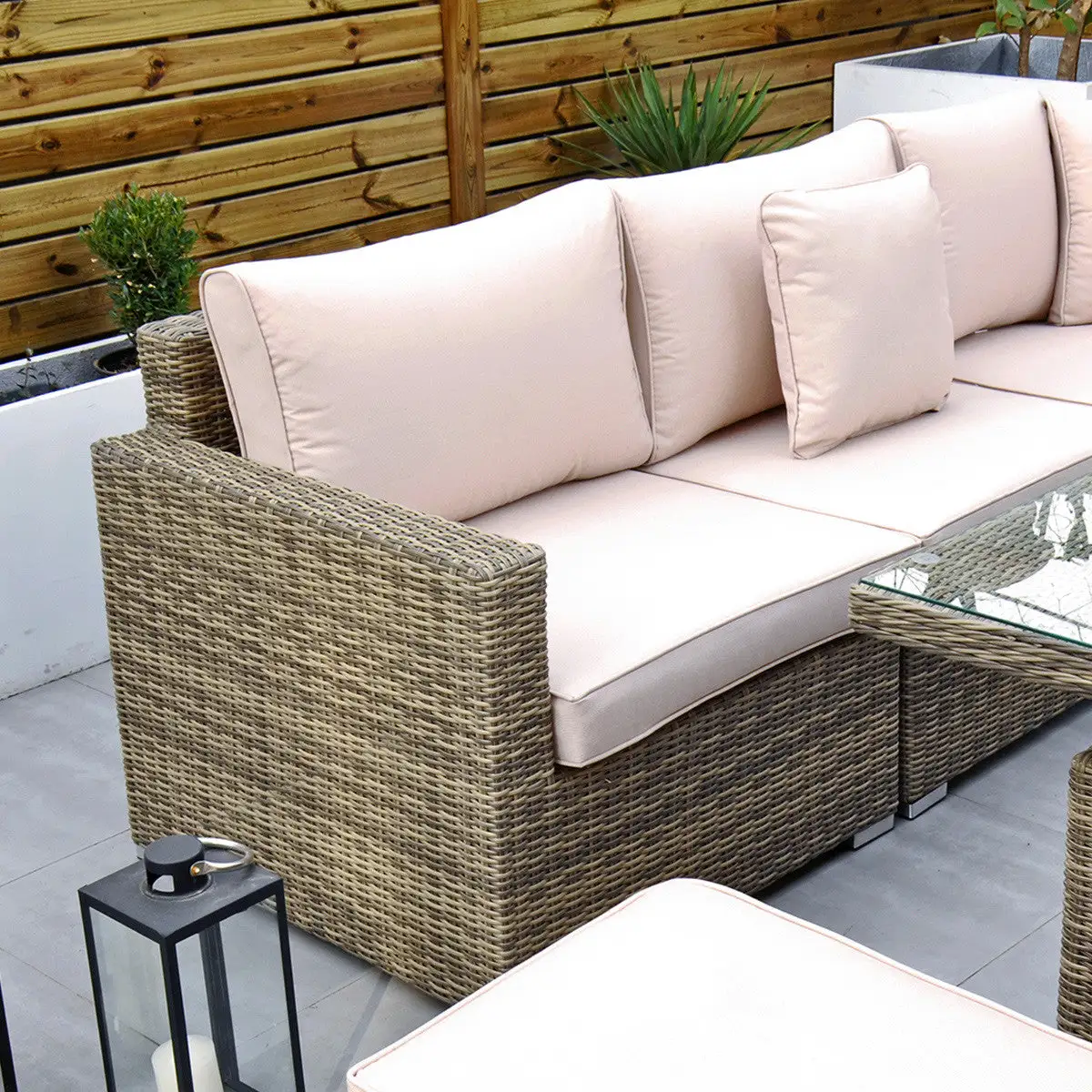 Rathwood RW - Extra Long Corner Sofa Set With Rising Table - Image 3