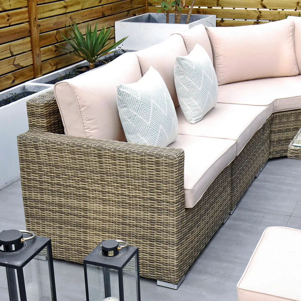 Rathwood RW - Extra Long Corner Sofa Set With Rising Table - Image 4