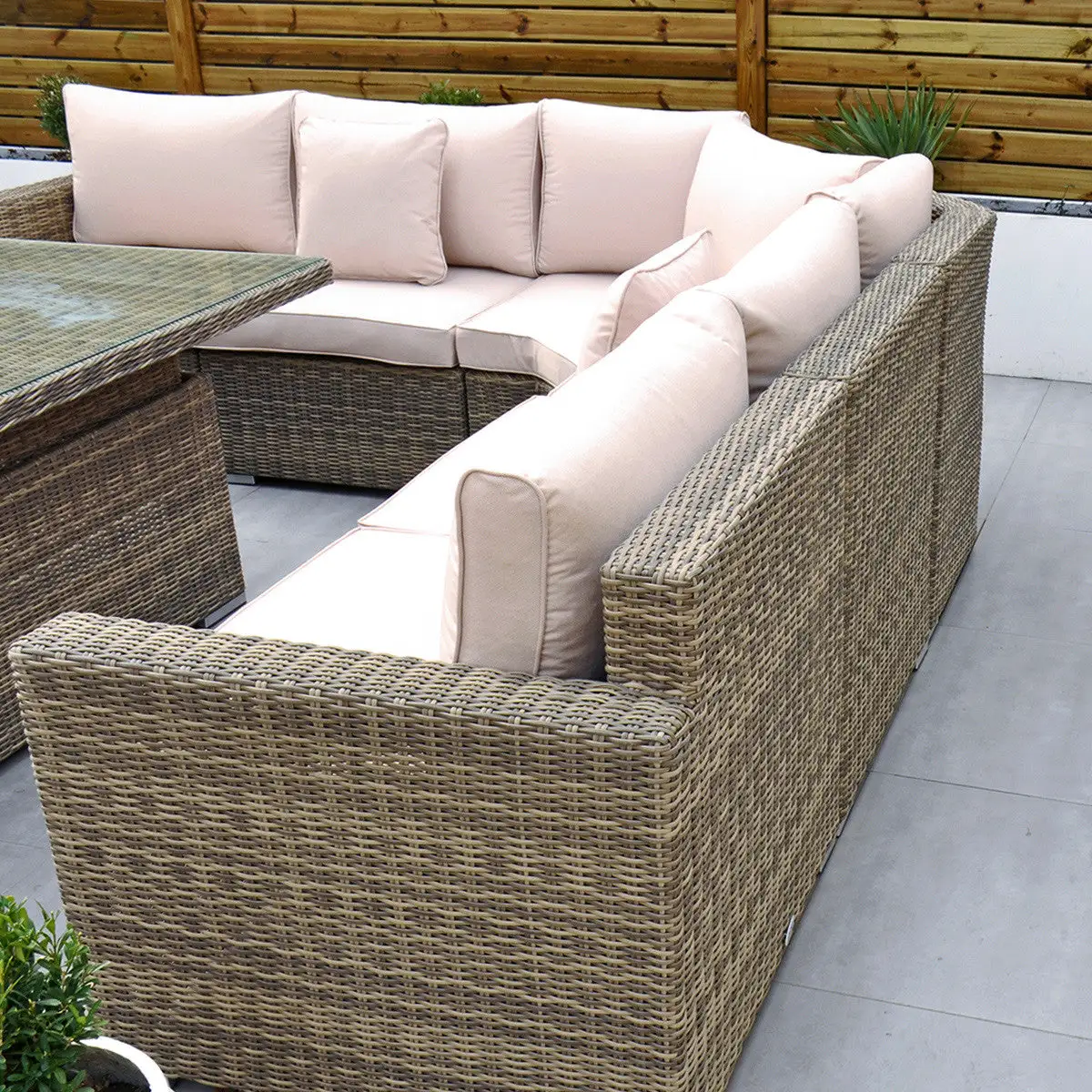 Rathwood RW - Extra Long Corner Sofa Set With Rising Table - Image 7