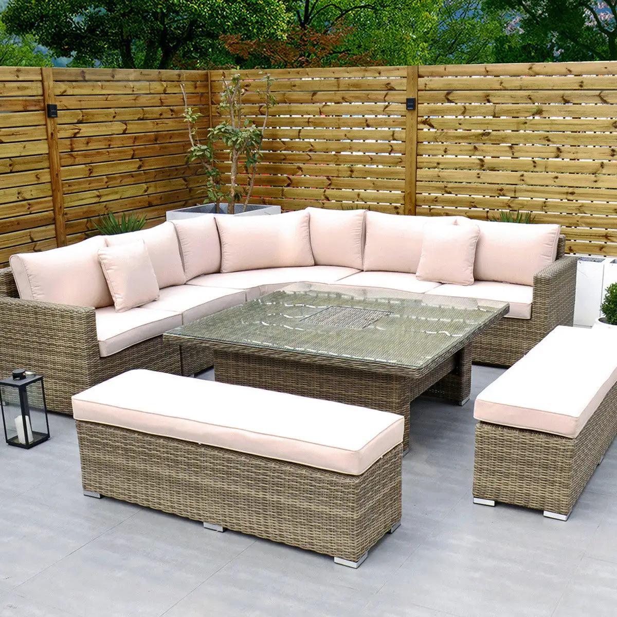 Rathwood RW - Extra Long Corner Sofa Set With Rising Table - Image 17