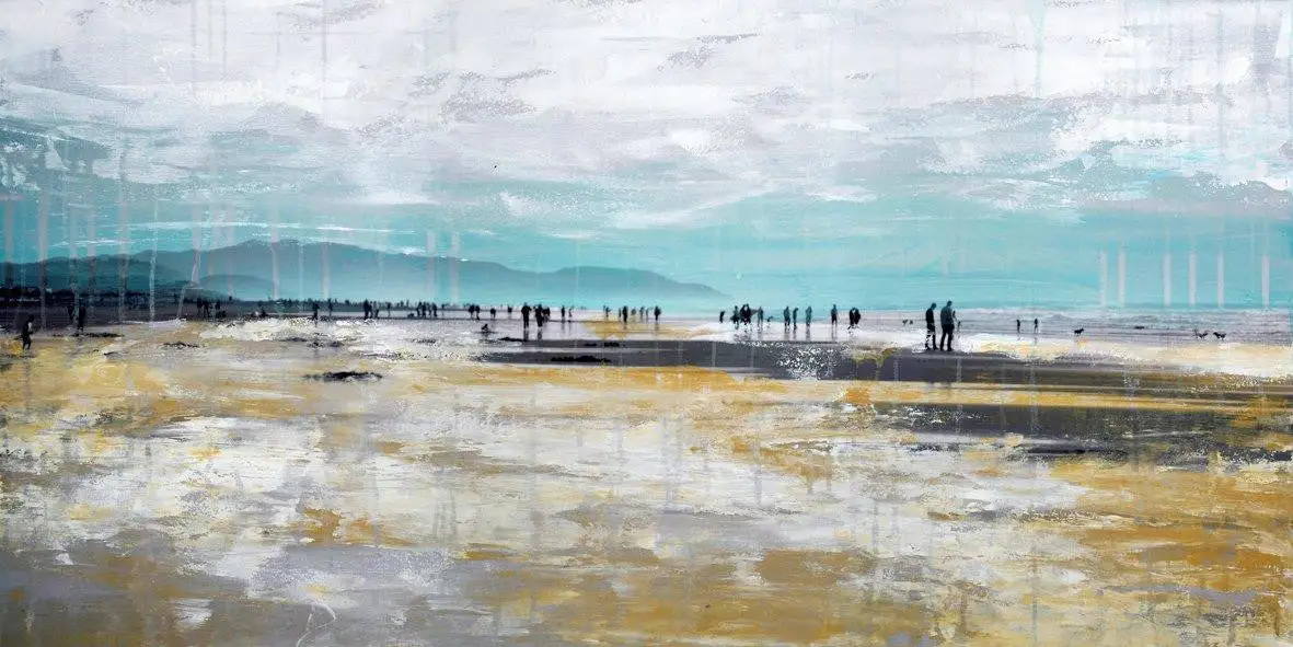 Incado A Day At The Beach, Canvas Print - Image 2