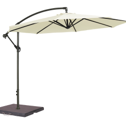 Alexander Rose Cantilever Parasol - 300cm Round In Ecru